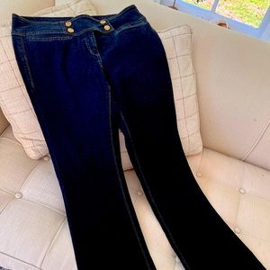 Inc dressy dark wash jeans